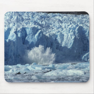 Tapis De Souris Iceberg fraîchement vêlé éclaboussant les eaux fro
