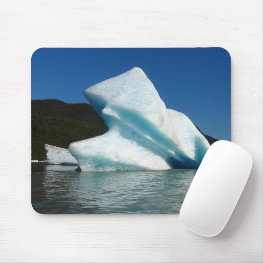 Tapis De Souris Iceberg sur le lac Mendenhall en Alaska (Avec souris)