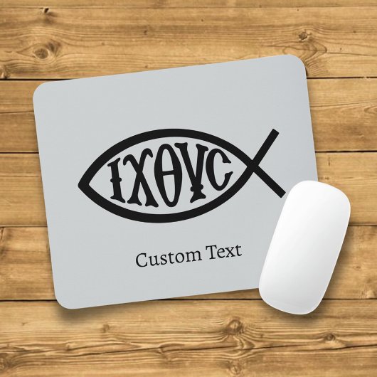 Tapis De Souris Ichthys Christian Symbol