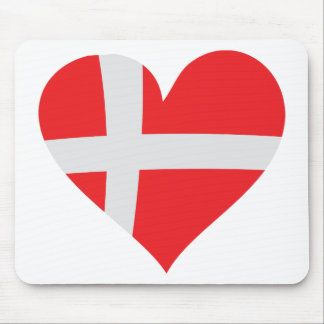 Tapis De Souris Icône cardiaque du Danemark