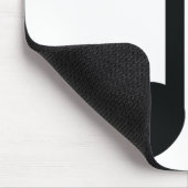 Tapis De Souris icône de note noire (Coin)