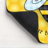 Tapis De Souris Icône de ronflement de bourdon et de nid (Coin)