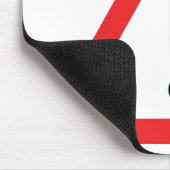 Tapis De Souris icône de trafic de point d'exclamation (Coin)