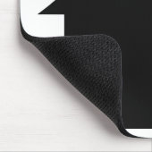 Tapis De Souris icône maison noire (Coin)