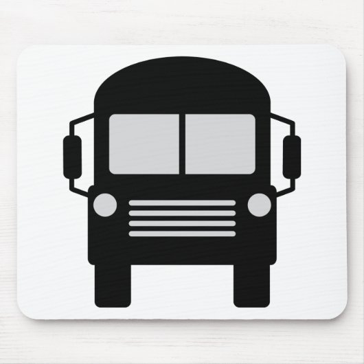 Tapis De Souris icône schoolbus (Devant)