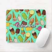 Tapis De Souris Icônes de glace (Avec souris)