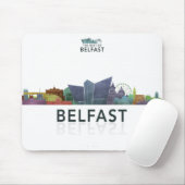 Tapis De Souris Icônes Mousepad de Belfast (Avec souris)
