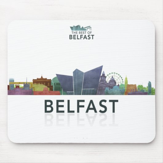 Tapis De Souris Icônes Mousepad de Belfast (Devant)