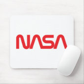 Tapis De Souris Iconique NASA Circa Mousepad (Blanc fusées) (Avec souris)