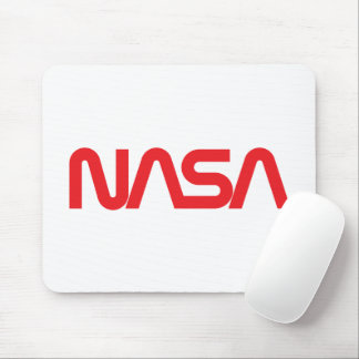 Tapis De Souris Iconique NASA Circa Mousepad (Blanc fusées)