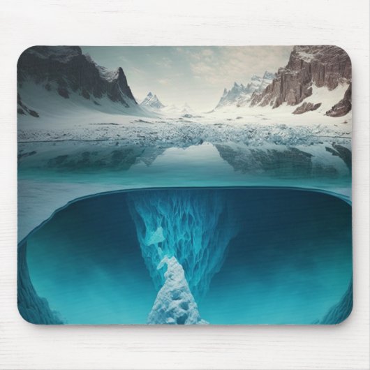 Tapis De Souris Icy Mountain View (Devant)