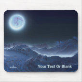 Tapis De Souris Icy Planet, Lune gelée (Devant)