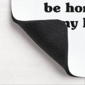 Tapis De Souris I'd Rather Be Home With My Ferret_ Funny (Coin)