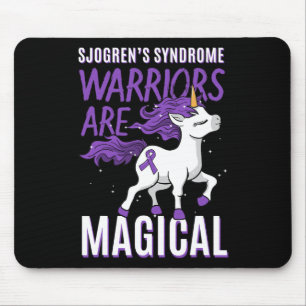 Tapis De Souris Idée Cadeau Licorne Guerrière de la Sensibilisatio