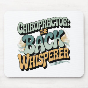 Tapis De Souris Idée de cadeau pour chiropracteur, chuchoteur de d