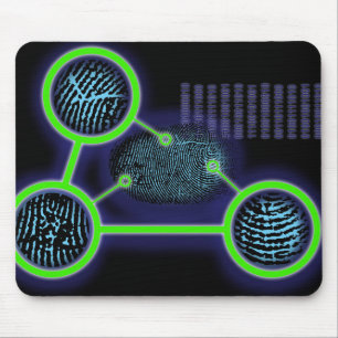 Tapis De Souris Identification d'empreintes digitales