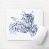 Tapis De Souris Igname MT09 FZ09 2014 (Avec souris)