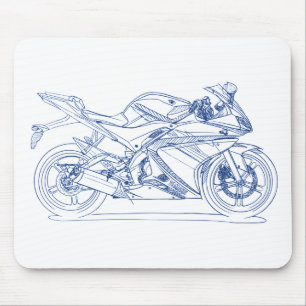 Tapis De Souris Igname YZF R125