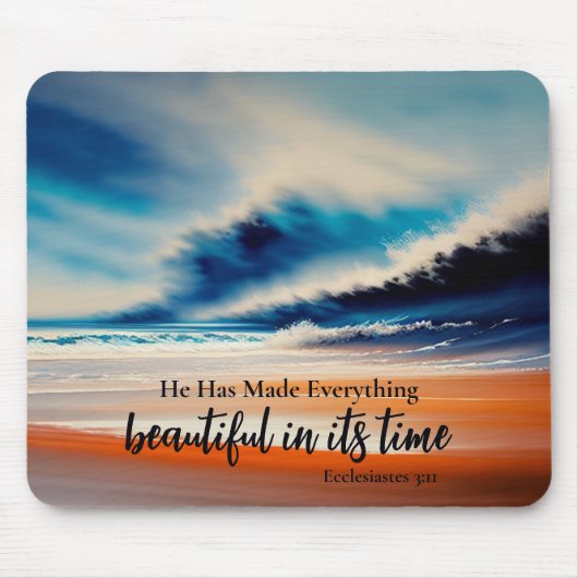 Tapis De Souris Il A Fait Tout Ce Beau Pad Souris (Devant)