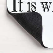 Tapis De Souris Il est ce qui est il (Coin)