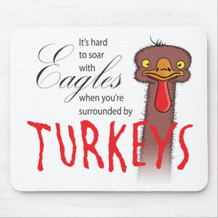 Tapis De Souris Il est difficile de monter avec Eagles…