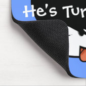 Tapis De Souris Il est mignon, il est un qu'il tourne (Coin)