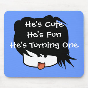 Tapis De Souris Il est mignon, il est un qu'il tourne