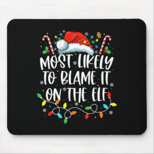 Tapis De Souris Il Est Probable Que La Famille Elf Père Noël Ch L'