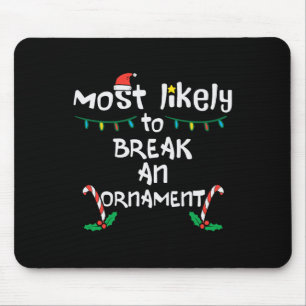 Tapis De Souris Il Est Probable Qu'Un Ornement Célèbre Noël Noël