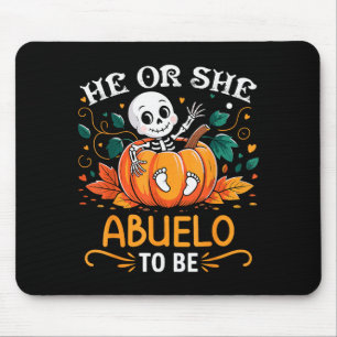Tapis De Souris Il ou elle Abuelo pour être un squelette de bébé H