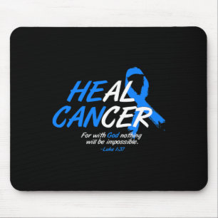 Tapis De Souris Il peut guérir le cancer Alopécie Mois de sensibil