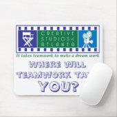 Tapis De Souris Il prend le travail d'équipe pour faire un travail (Avec souris)