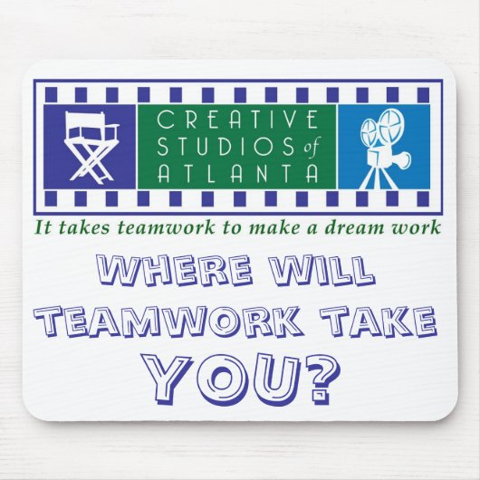 Tapis De Souris Il prend le travail d'équipe pour faire un travail (Devant)