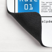 Tapis De Souris IL règles de helpdesk (Coin)