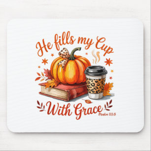 Tapis De Souris Il remplit ma tasse de Grâce Café d'automne Citrou