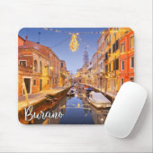 Tapis De Souris Île À couper Le souffle De Burano, Italie (Avec souris)