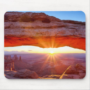 Tapis De Souris Île dans le ciel