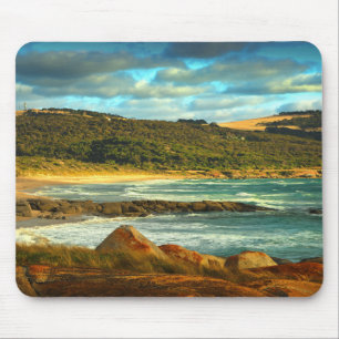 Tapis De Souris Île de Flinders de la plage d'Emita, Tasmanie