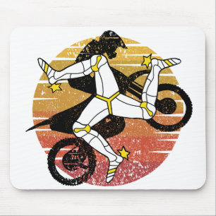 Tapis De Souris Île de l'homme sport Motocross