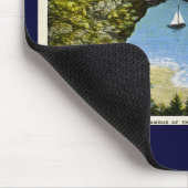 Tapis De Souris Île de Mackinac de roche de voûte, Michigan (Coin)