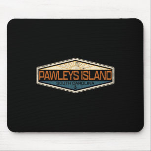 Tapis De Souris Île de Pawleys Caroline du Sud en détresse