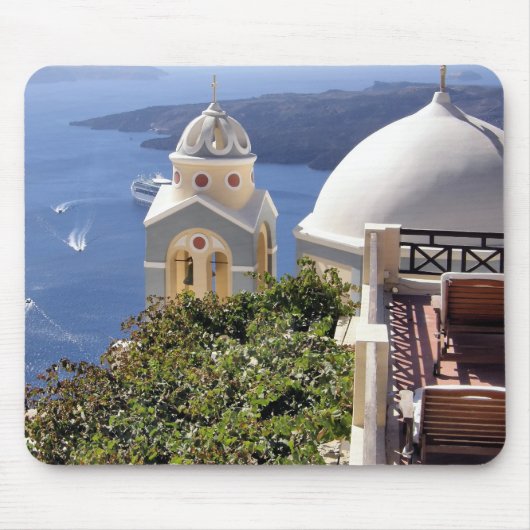 Tapis De Souris Île de Santorini (Devant)