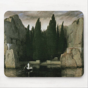 Tapis De Souris Île des morts par Arnold Böcklin, Art symboliste