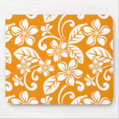 TAPIS DE SOURIS ÎLE PLUMERIA (ORANGE) (Devant)