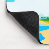 Tapis De Souris Île tropicale Mousepad (Coin)