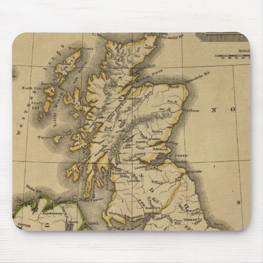 Tapis De Souris Îles britanniques 2 (Devant)