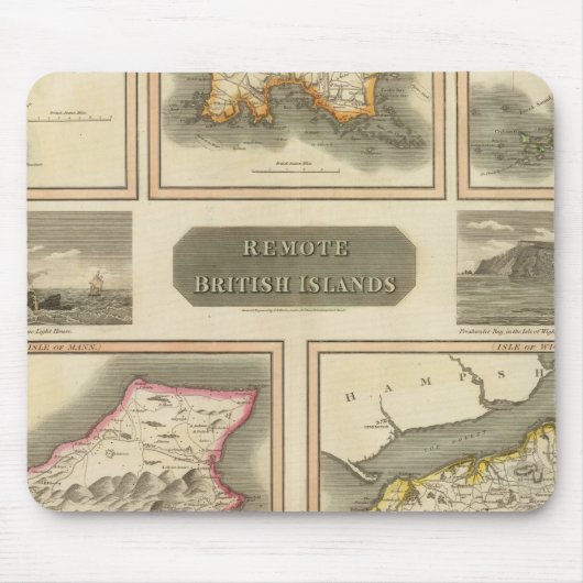 Tapis De Souris Îles britanniques éloignées (Devant)