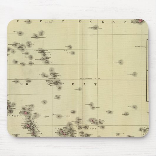 Tapis De Souris Îles du Pacifique (Devant)