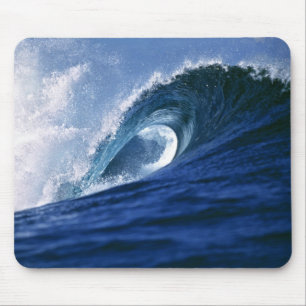 Tapis De Souris Îles Fidji, Tavarua, Cloudbreak. Une vague