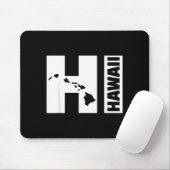 Tapis De Souris Îles HI Hawaï (Avec souris)